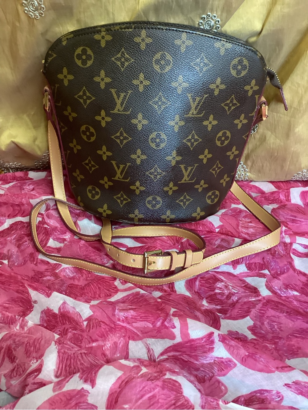 Vintage Louis Vuitton Monogram Druot Crossbody Bag Model M51290 EUC